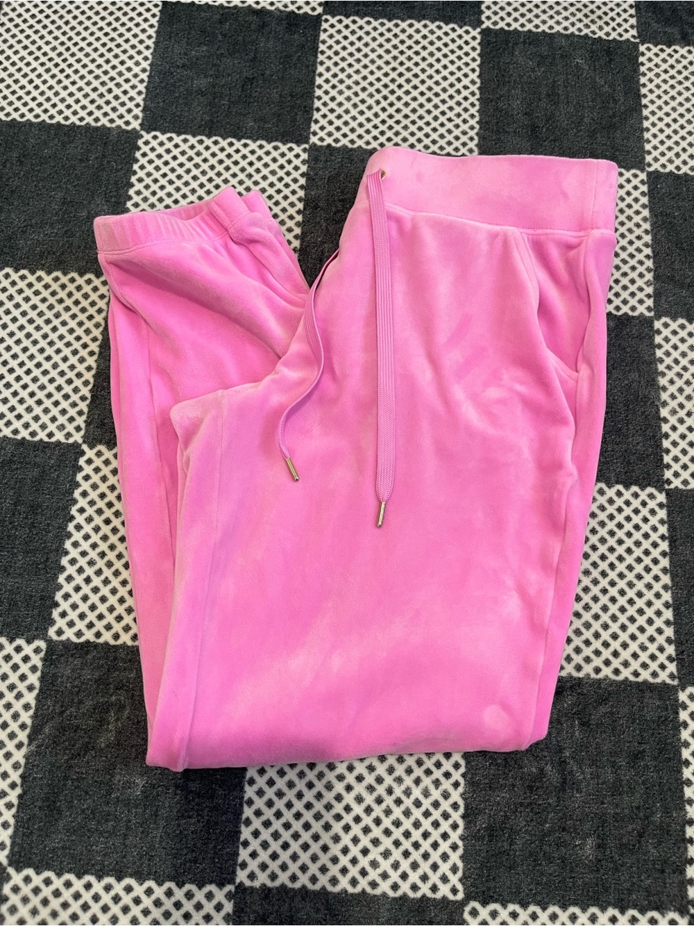 Lilly Pulitzer Pink Velour Jogger Pants